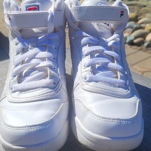 FILA Women's Hightop  Casual Sneakers